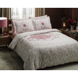 Комплект постельного белья TAC Satin Alissa розовый