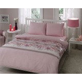 Комплект постельного белья TAC Ranforce Everyday Croise розовый